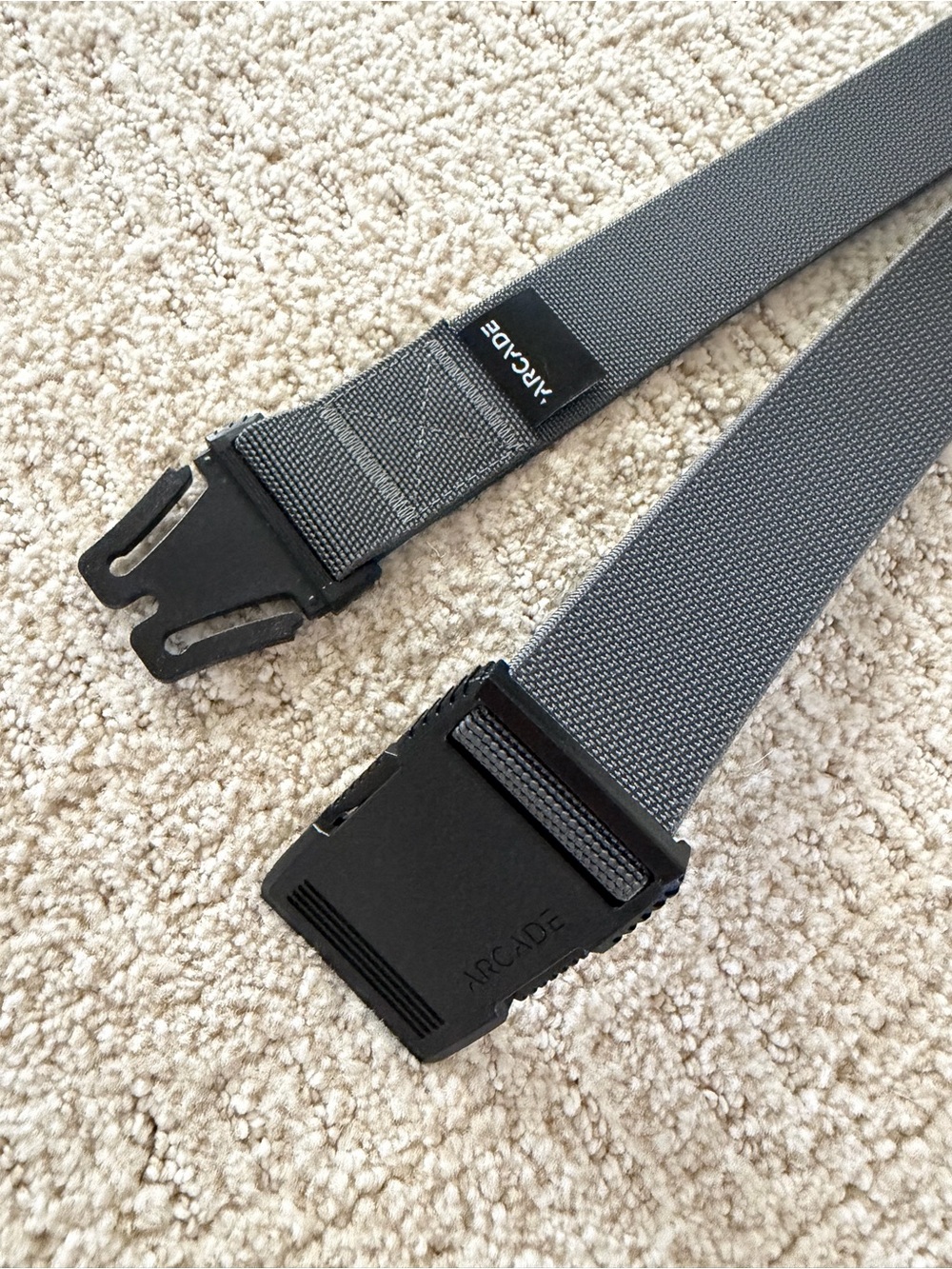 Arcade Stretch Belt - Charcoal